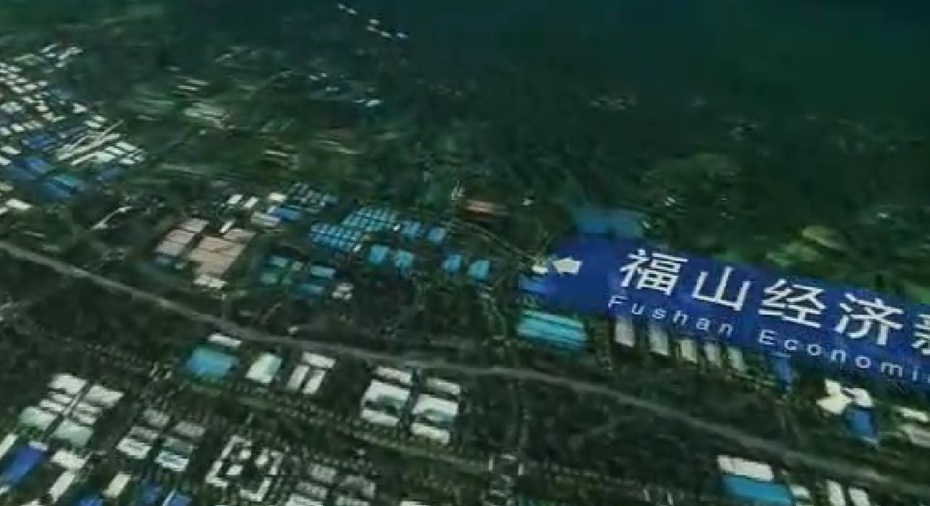 三河城市規(guī)劃展覽館數(shù)字沙盤圖