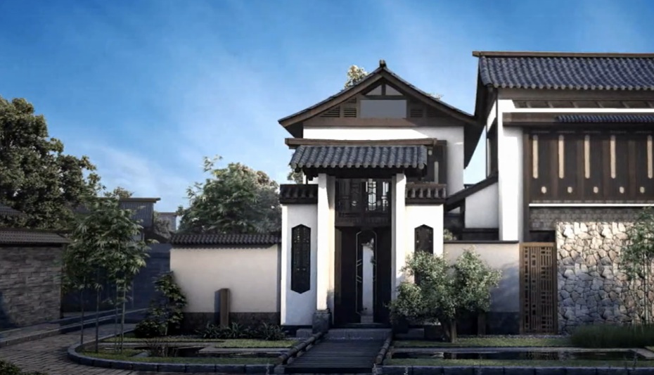麗江瑞吉酒店房地產(chǎn)建筑漫游動(dòng)畫(huà)圖片