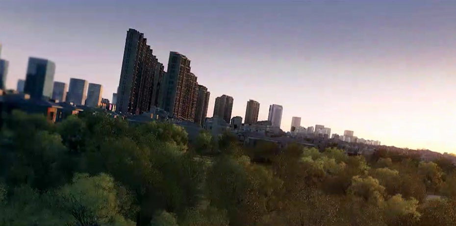 綠地太湖城建筑漫游動(dòng)畫圖片