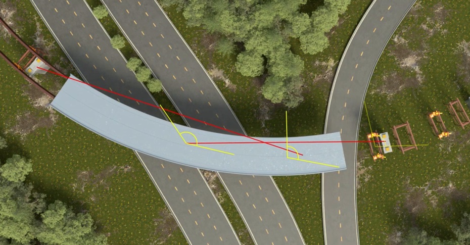 南京繞城公路橋梁三維動畫施工圖片