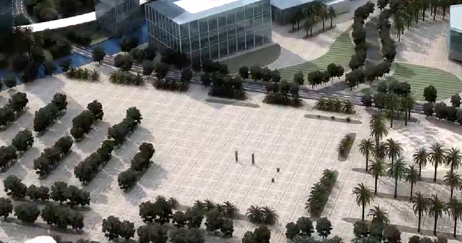 國家會議中心建筑施工演繹動畫圖片