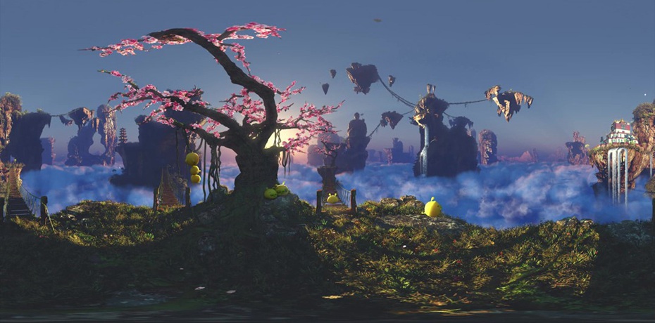 神游極樂3D立體VR原創(chuàng)動(dòng)畫圖片
