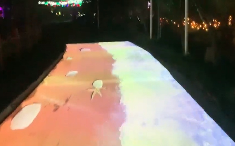 地面投影圖片
